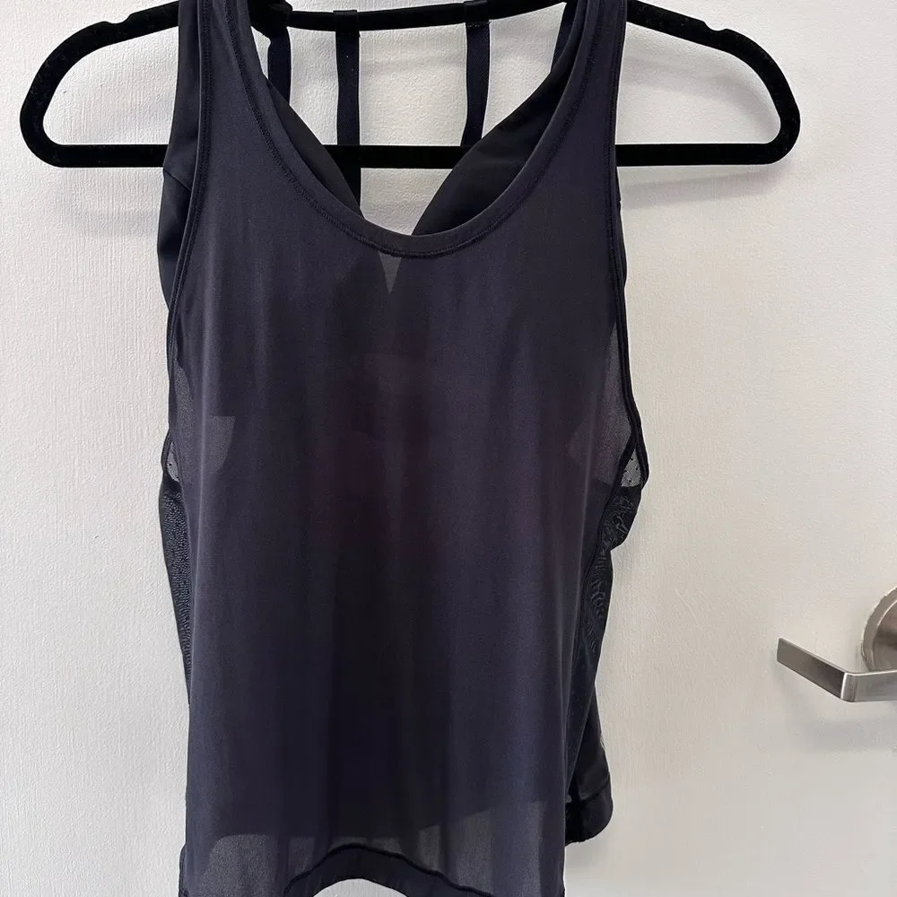 Lululemon Revitalize Mesh Sheer‎ Bra Tank